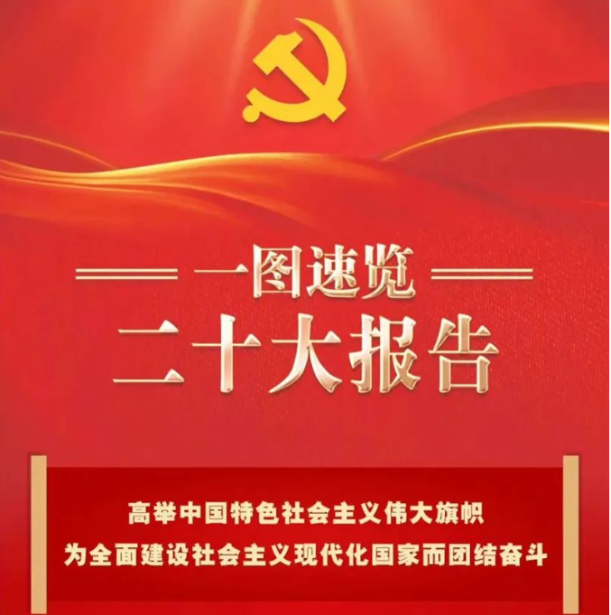 【学习贯彻党的二十大精神】一图速览二十大报